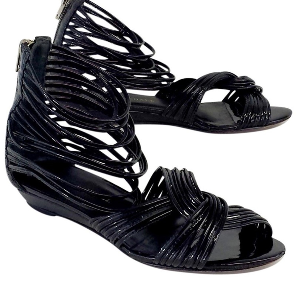 Loeffler Randall strappy black sandal